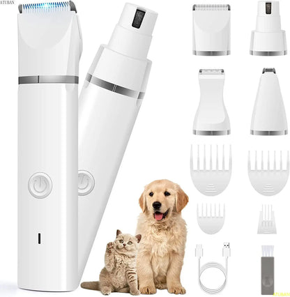 4-in-1 Electric Pet Grooming Kit